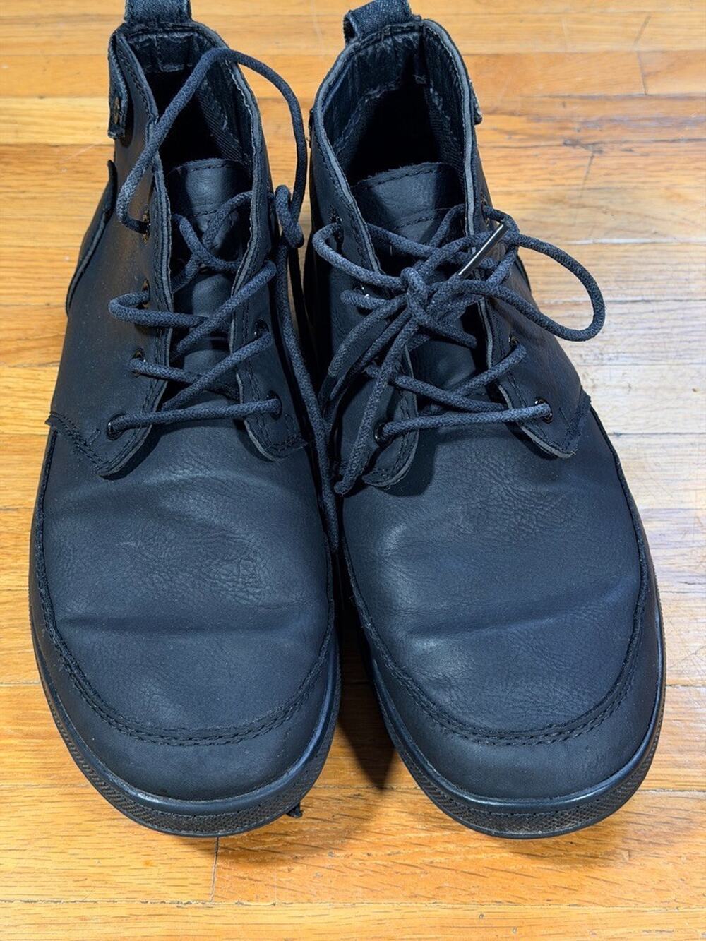 G.H. Bass Atwater Black Moc Toe Chukka Boots Men’s Size 10 Lace Up
